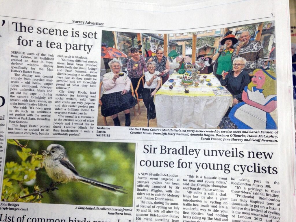 alice in wonderland surrey ad