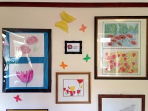 displaying artwork