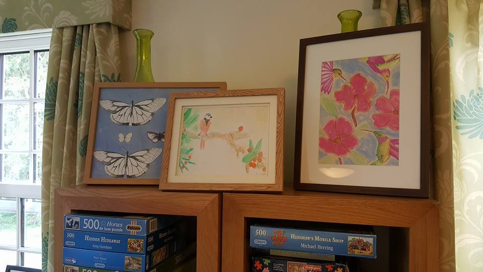 displaying artwork