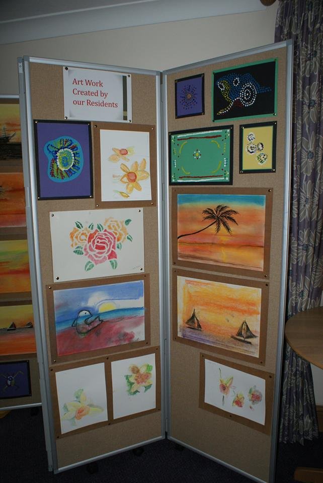 displaying artwork