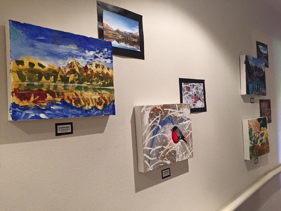displaying artwork