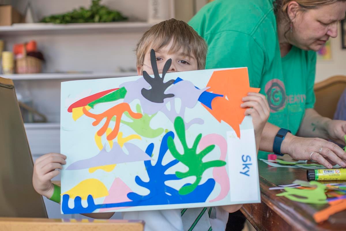 intergenerational art sessions