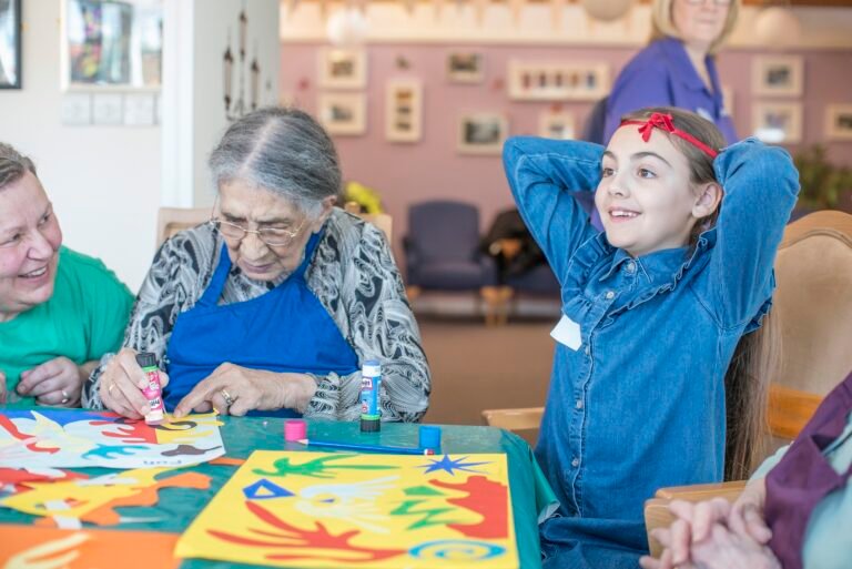 Intergenerational Art Sessions at Appleby!