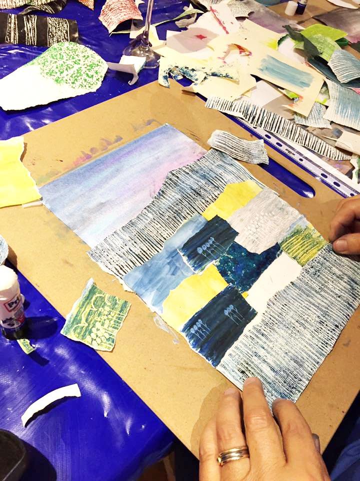 painting and prosecco