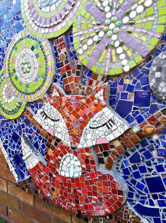 Magnificent mosaic delights residents at Cloverdale Court!
